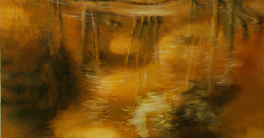 Reflect of forest, detail